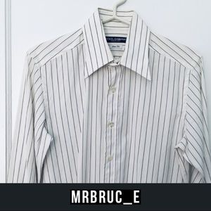 Dolce Gabbana Stripe Dress Shirt (15.5)